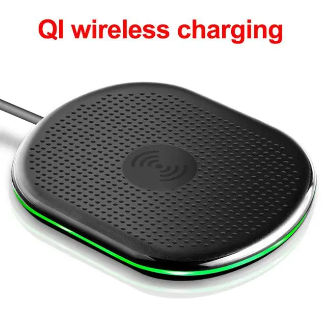 

Fast Wireless Charger 10W Qi for Samsung S9 S10+ Note 9 8 Mirror Wireless Charging Pad 7.5W for iPhone X/XS Max XR 8 Plus