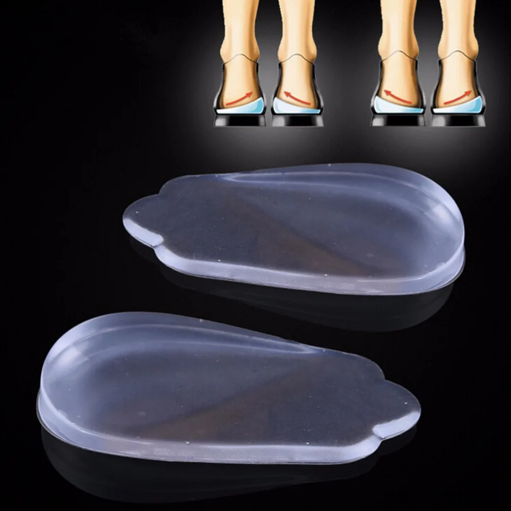 Women Gel Heel Cushion Inserts for Shoes Silicone Heel Cup Pads for Bone Spurs Pain Relief Protectors Plantar Fasciitis Insole - Цвет: 1 pair