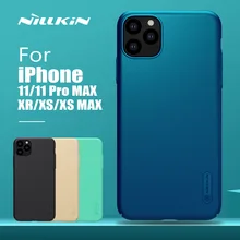 Для iPhone 11 Pro Max XS Max XR X Nillkin Супер Матовый Защитный Жесткий Тонкий чехол для задней панели ПК для iPhone 11 XR XS Max X чехол для телефона