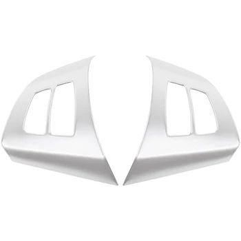 

2Pcs Steering Wheel Chrome Insert Trim Cover for X5 E70 2008-2013
