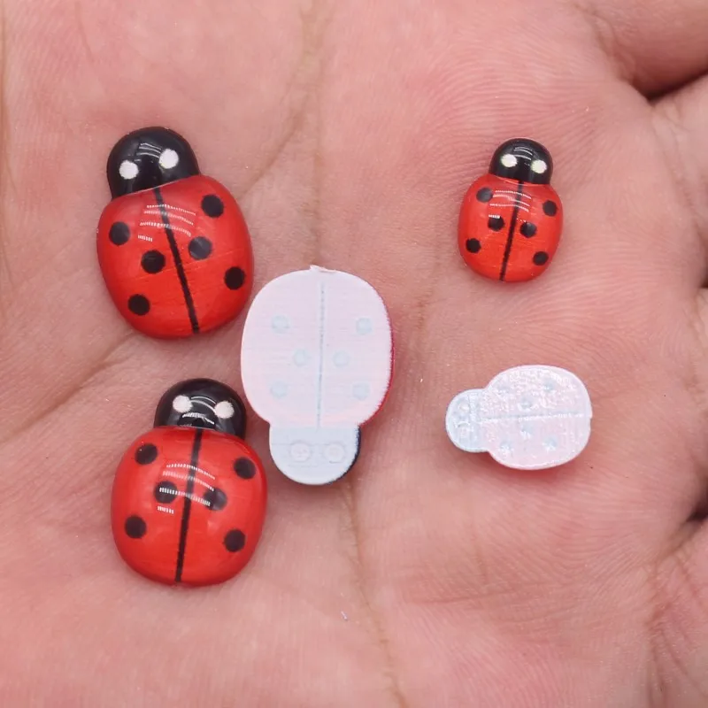 Red Beetle Flat Back Resin Rhinestone Appliques Scrapbook Handicrafts DIY Handmade Wedding Clothing Decor Supplies 30/100pcs craft supplies sewing rhinestones glass crystal rhinestones