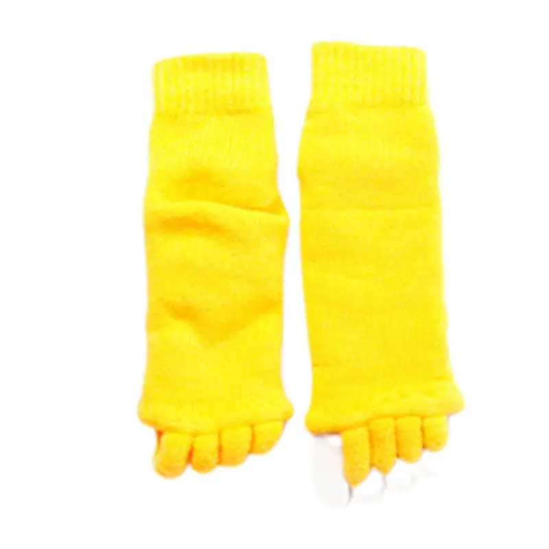 Women Foot Massage Five Toes Separator Socks Pain Relief Hallux Valgus Corrector 95AB