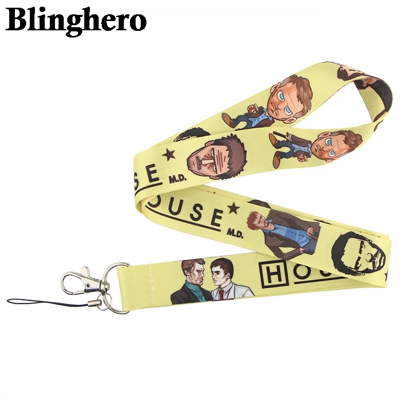 CA625 House M.D. Lanyard Neck Strap for key ID Card Cellphone Straps Badge Holder DIY Hanging Rope Neckband Accessories CA625 House M.D. Lanyard Neck Strap for key ID Card Cellphone Straps Badge Holder DIY Hanging Rope Neckband Accessories