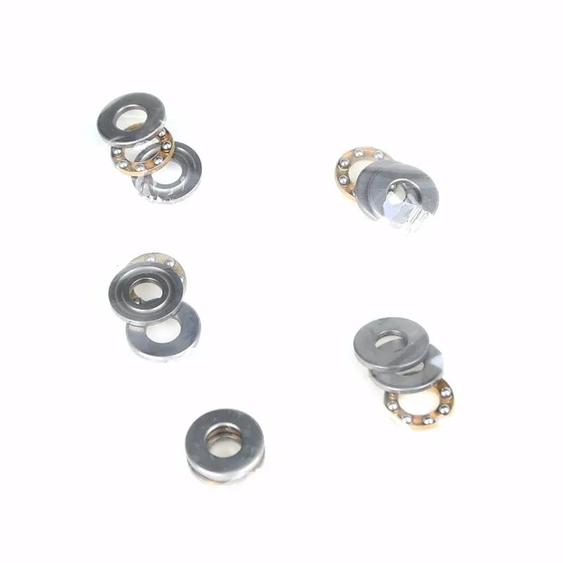 5PCS F2-6 F2.5-6 F3-8 F4-9 F4-10 F5-10 F5-11 F5-12 F6-12 F6-14 F7-13 F8-16 F10-18 F12-21M Axial Ball Thrust Bearing afbeelding