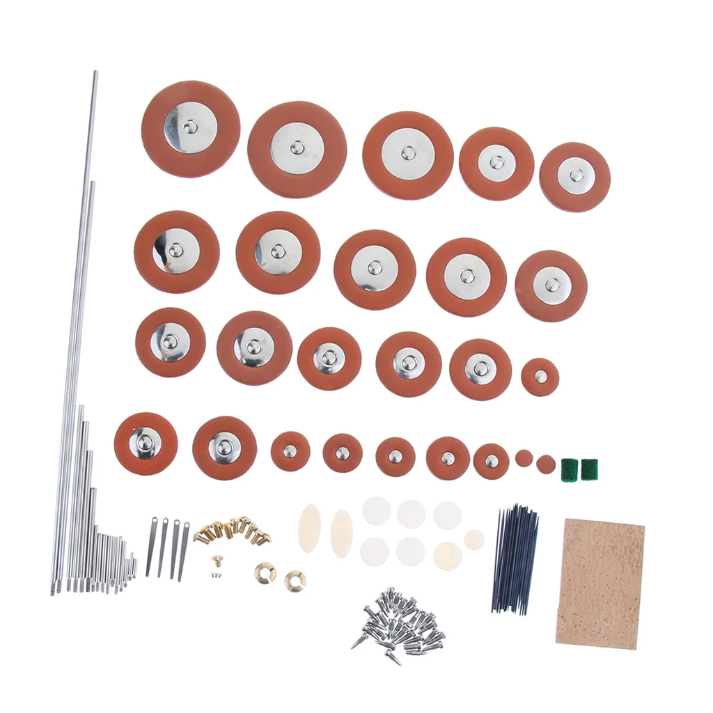 Sax Repair Roller Screw Bolt Cork Sheet Needle Pad Set for Tenor Saxophone Accessories Sax Repair Roller Screw Bolt Cork Sheet Needle Pad Set for Tenor Saxophone Accessories