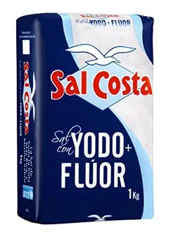 

Sal Costa - Sal marina con yodo y flúor - 1 Kg