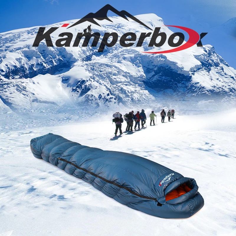 Kamperbox Winter Down Sleeping Bag Ultralight Camping Sleeping Bag