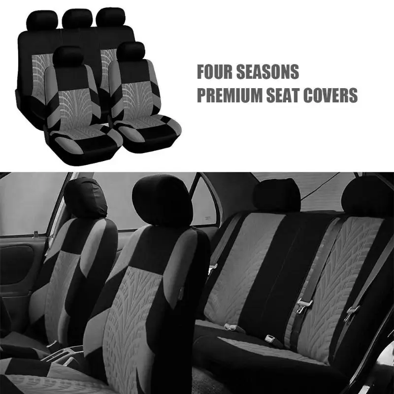 VODOOL чехол для автомобильных сидений, набор универсальных чехлов для автомобильных сидений, защитный чехол для сидений автомобиля