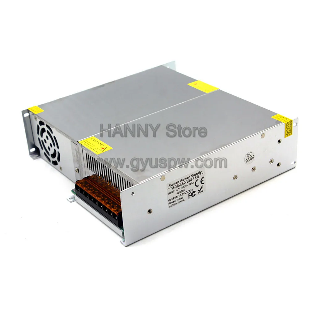 Универсальный источник питания DC 13,8 V 87A 1200W светодиодный трансформатор драйвера AC110V 220V к DC13.8V адаптер питания s для полосы освещения CCTV