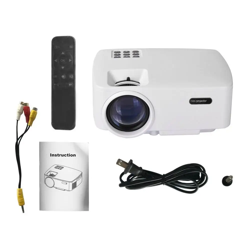 

TZ80 50W Mini Portable 1080P HD Projector Enjoyable Home Cinema Theater Home Entertainment Device Multimedia Player