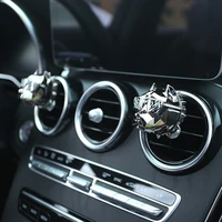 Pas de parfum Bulldog désodorisant voiture parfum voiture décoration Auto Geur Clip bouledogue parfum Parfum Voiture voiture diffuseur 3