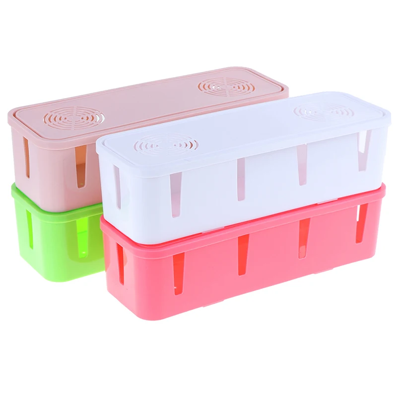 

Table Cable Power Plug Storage Box Case Cord Wire Socket Safety Tidy Organiser