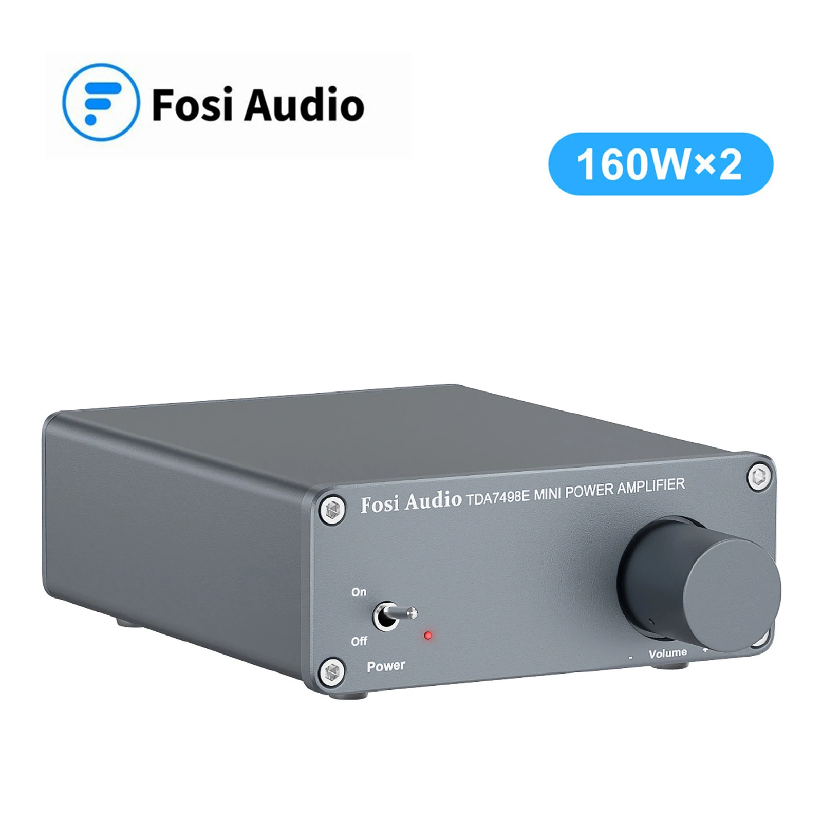 best amplifier Fosi Audio TDA7498E 2 Channel Sound Power Amplifier Audio Receiver Mini HiFi Amp Home Theater Speakers 160W x 2 amplificador bass amplifier