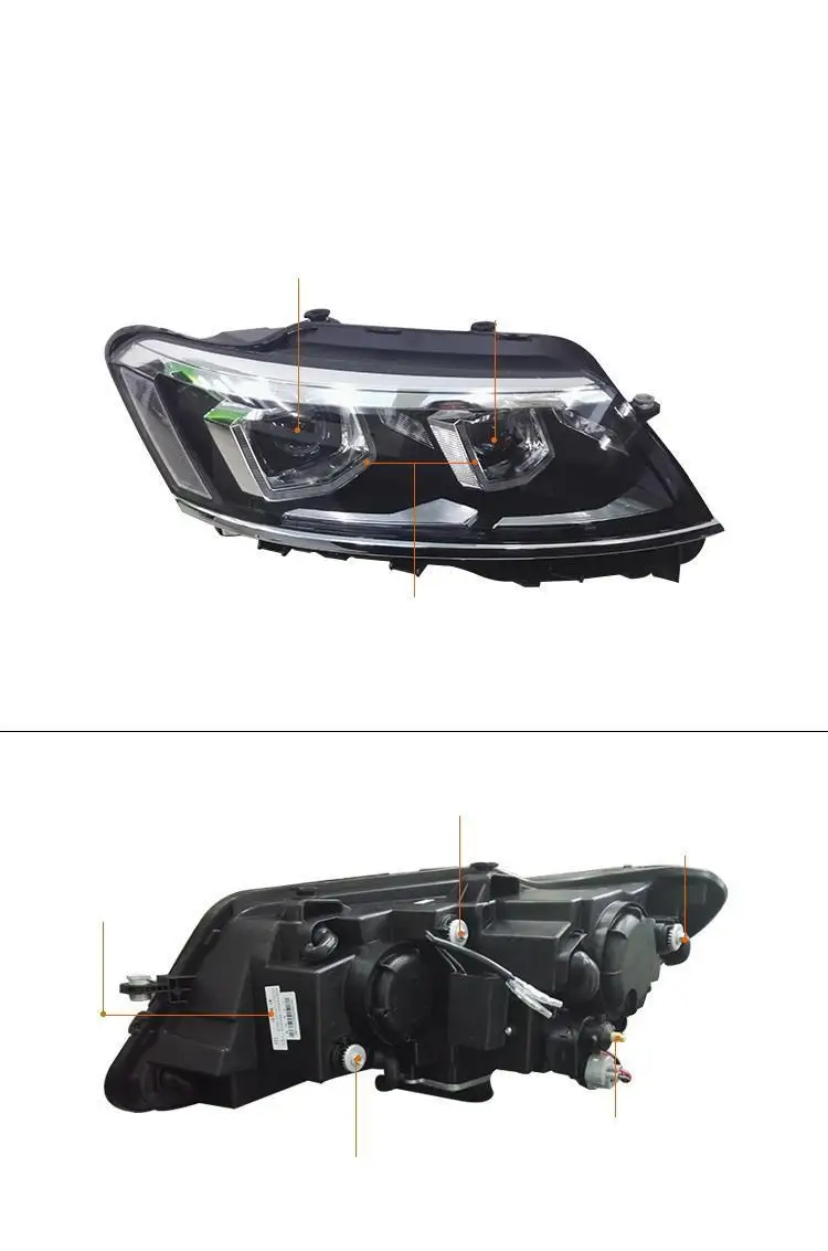 Дневные Автомобильные фары Drl Luces Para Auto Assessoires, светодиодные ходовые фары, автомобильные фары в сборе 12 13 14 для Volkswagen Lavida
