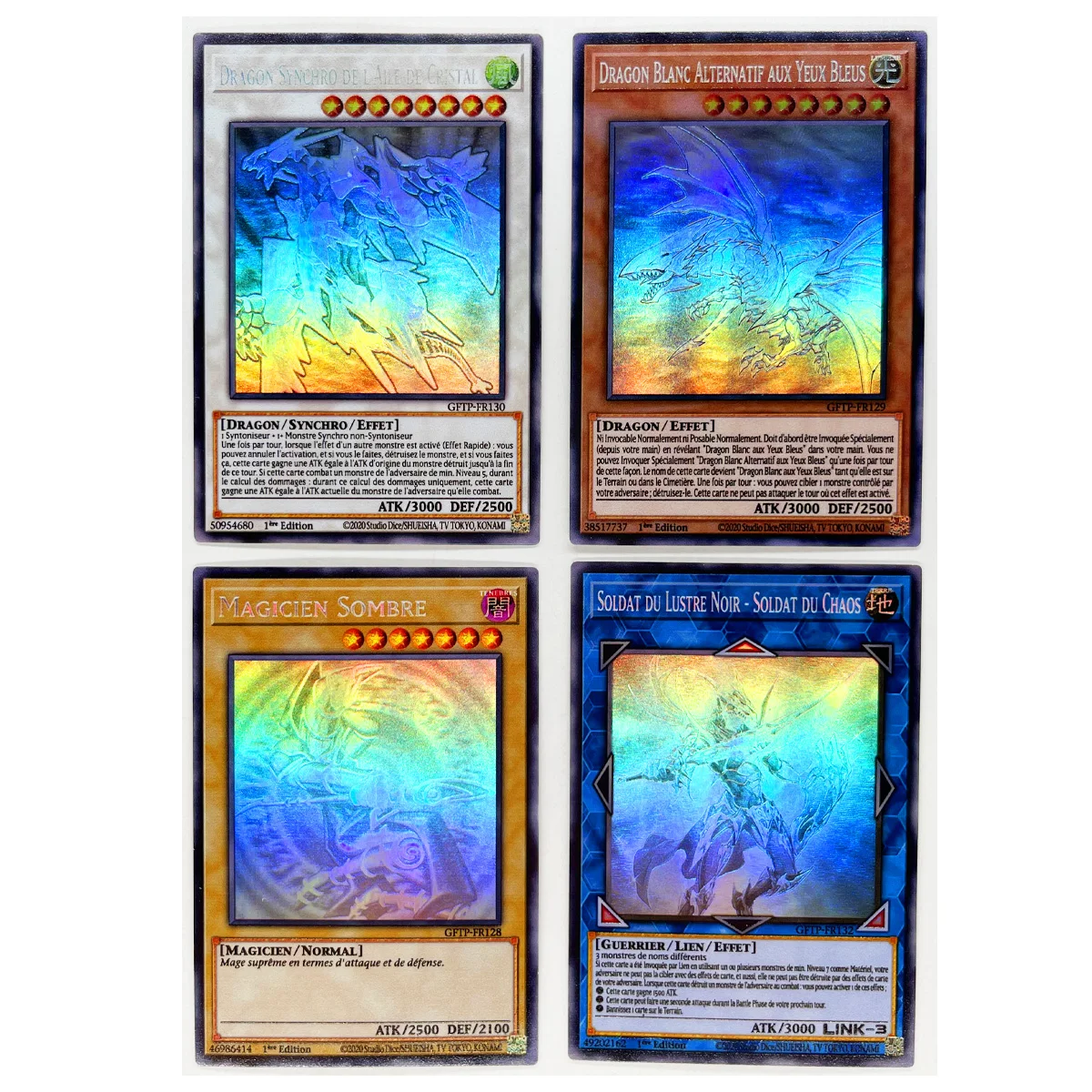 Yu Gi Oh черный блеск солдат маг Франция и английский DIY игрушки хобби Коллекционная