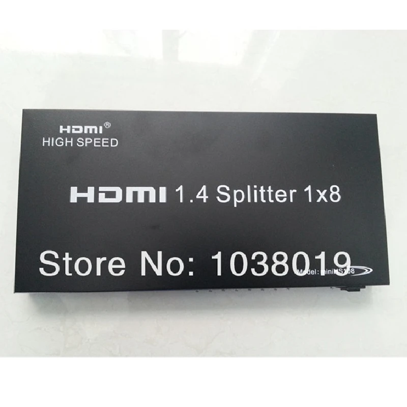 Ibay-hs108 бесплатная доставка Заводская поставка HDMI сплиттер 8 портов splitter-HDMI1-8 3D 1
