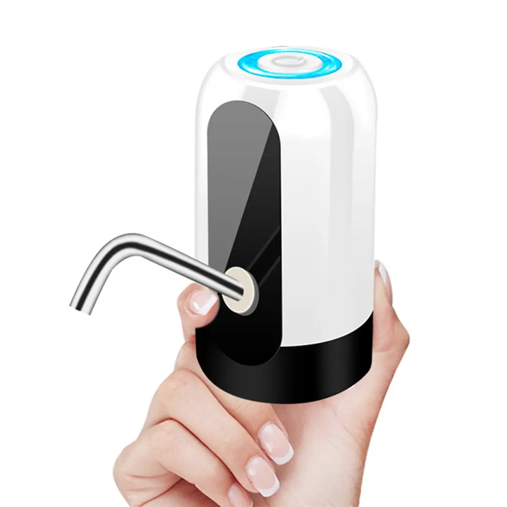 Светло-зеленый Бутылка для воды насос Usb зарядка Автоматическая питьевая вода насос портативный Электрический диспенсер для воды переключатель для воды Насосное устройство - Цвет: Светло-зеленый