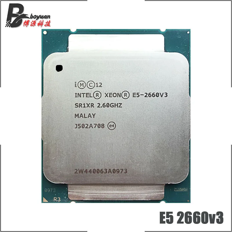 Процессор Intel Xeon E5-2660V3 E5 2660v3 2660 ГГц десять ядер Кэш-память 25 Мб 2 6 Вт тип разъема LGA