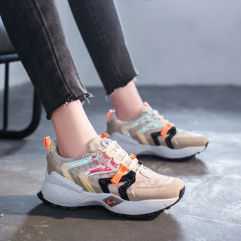 

Women Shoes 2020 Mesh Women Casual Shoes Flats platform Fashion Running Summer Shoes Spring Off Lightweight Breathable Sneakers