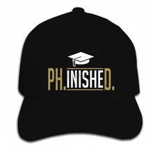 Принт бейсбольная Кепка Под заказ хип хоп для мужчин Phinished PhD выпускник смешная Женская солнцезащитный козырек Кепка