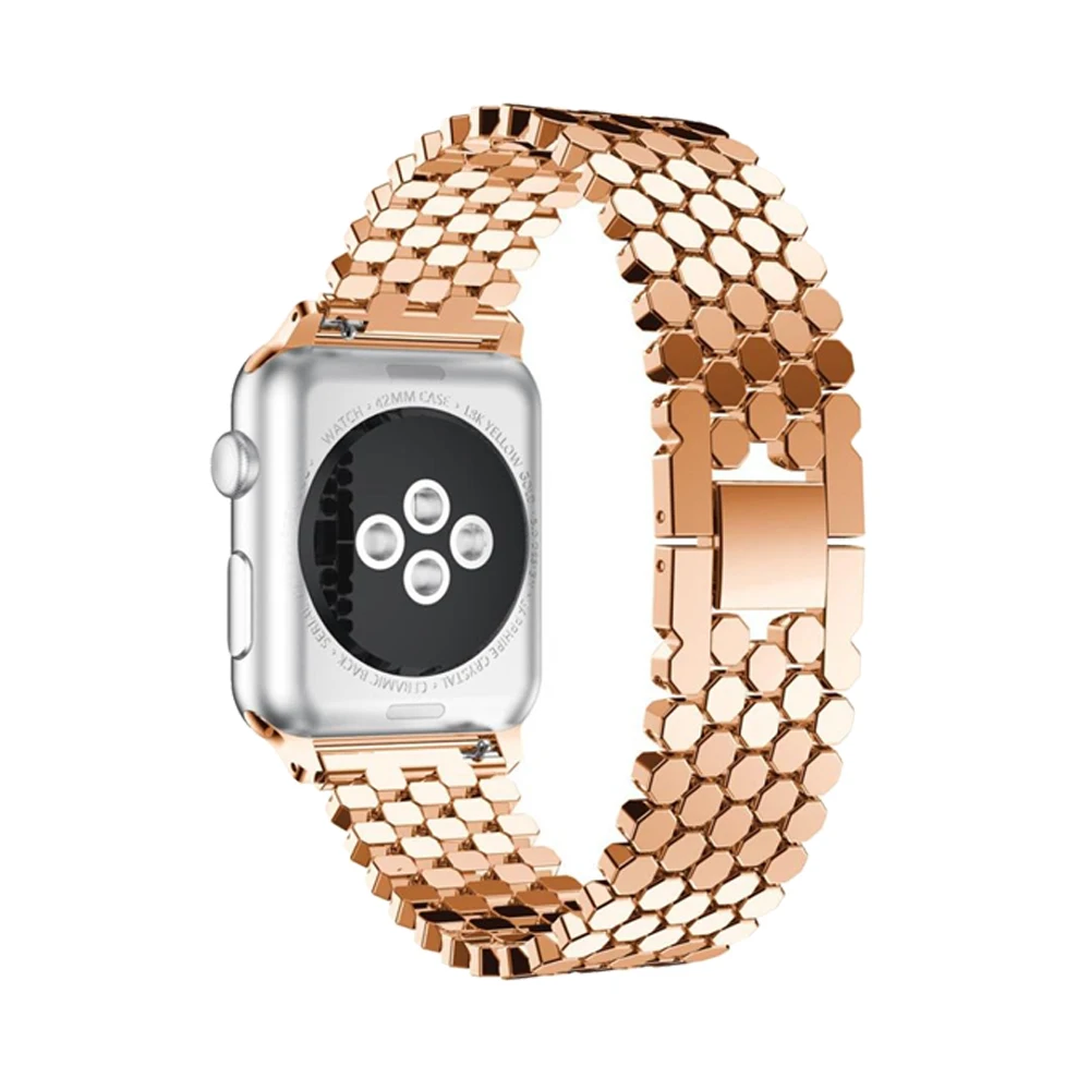 Металлический ремешок для apple watch 5 4 полосным 44 мм 40 мм, 42 мм, 38 мм, версия наручных часов iwatch серии 5/4/3/2/1 ремень браслет из нержавеющей стали, аксессуары