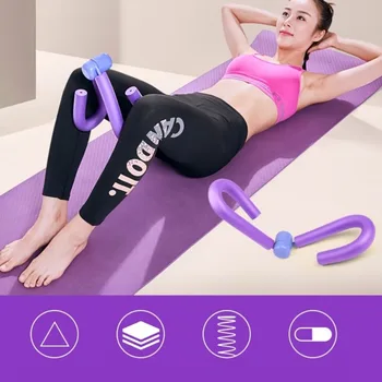 

hottesMulti-function Durable T Exerciser Lightweight Foam Metal Leg Chest Shaper Body Expander Gym Bodybuilding Exercise Device