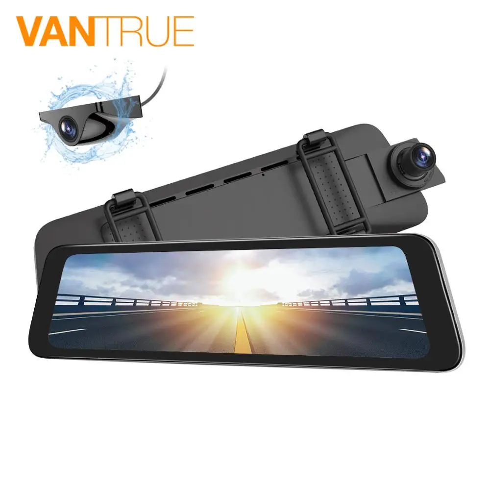 Vantrue M1 зеркальный видеорегистратор Stream Media 1296P 9 88 ''IPS сенсорный экран передняя