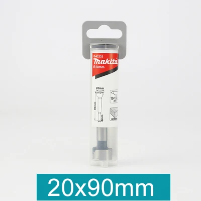 Япония Makita отверстие открывалка биты для сверла для деревообработки круглый деревообрабатывающий перфоратор для дверного замка шарнир 10~ 13 мм, электрическая дрель бит - Цвет: 20x90mm