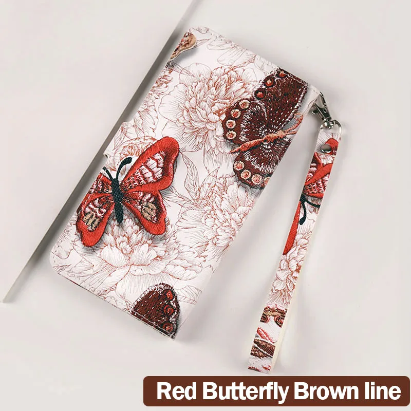 4 Флип-чехол для телефона huawei P20 P30 lite mate 20 30 Pro PU Butterfly Cover Y6 Y9 P Smart Honor 7A 7X8 9 10 lite Case - Цвет: 4