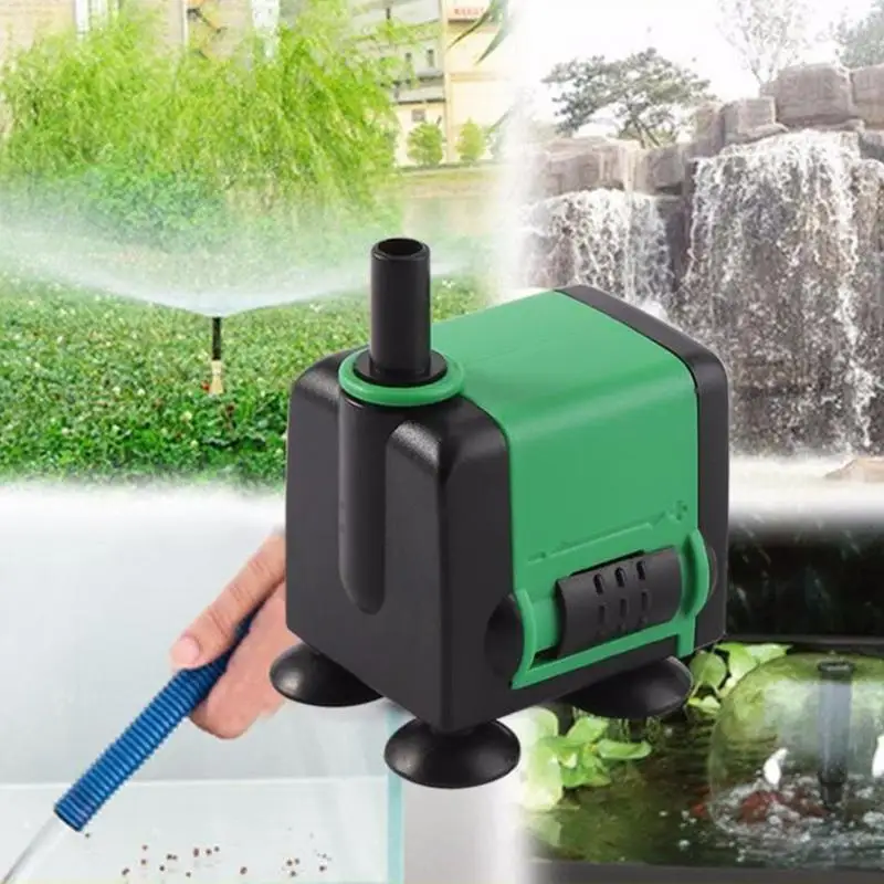 Красочный фильтр насос Электрический погружной аквариум с подачей кислорода