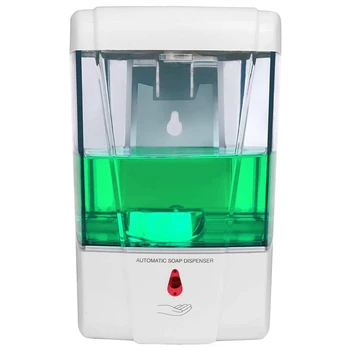 

Automatic Pressless Hand Soap Dispenser Wireless Battery Powered Sensor Wall Mount Pump Pressless Liquid Soap Dispenser