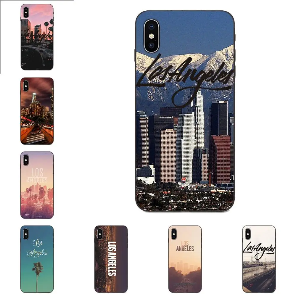 

For Xiaomi Redmi Note 3 3S 4 4A 4X 5 5A 6 6A 7 7A K20 Plus Pro S2 Y2 Y3 Black Soft Shell Los Angeles City