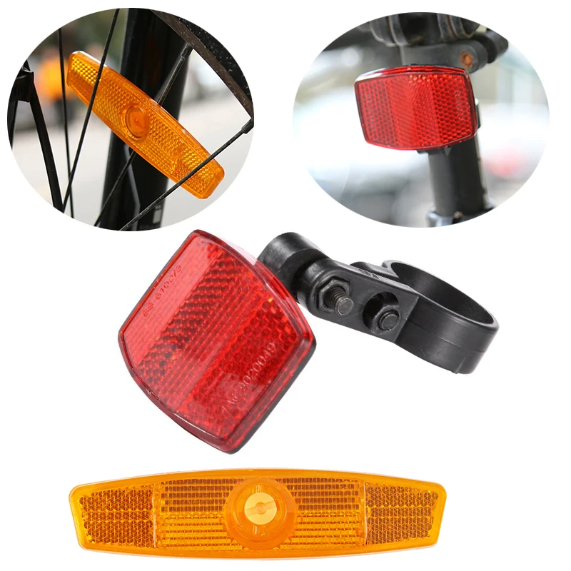 New Warning Lights Wheel Reflective Mountain Bike Bicycle Spoke Reflector PVC