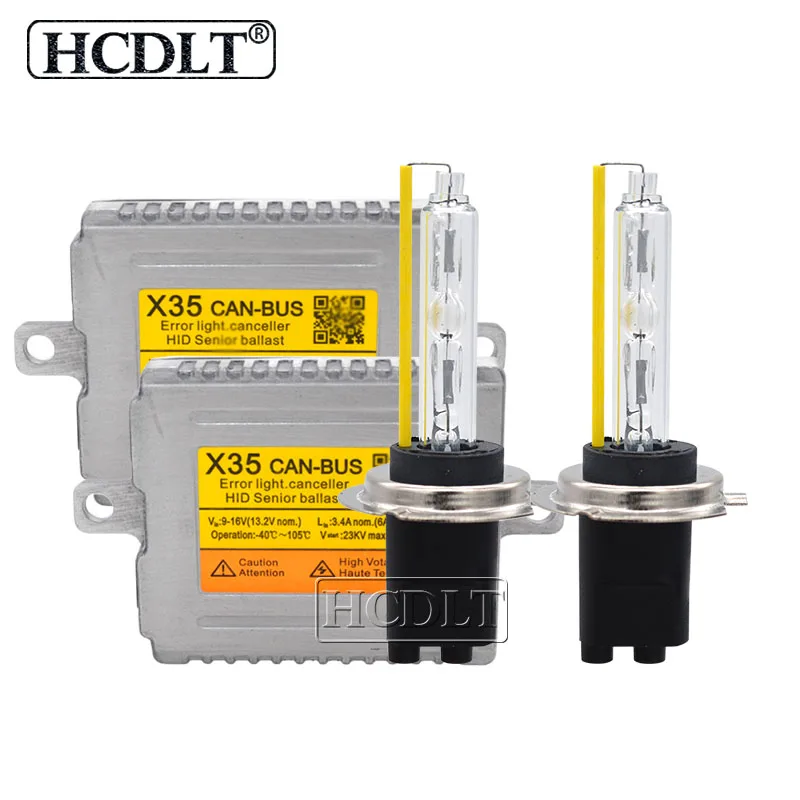 HCDLT 35W DLT Fast Start Error Free Canbus HID Headlight Kit Xenon 9012 D2H H1 H3 H11 H7 Auto Car Light Bulb Lamp 12V 5500K