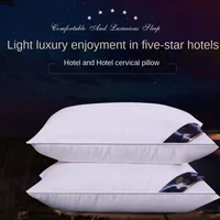Five-star Hotel  Cervical Pillow Hilton Pillow Pillow Dormitory Adult Gift Pillow Pillow Sleeping Neck PillowThrow Pillows 1