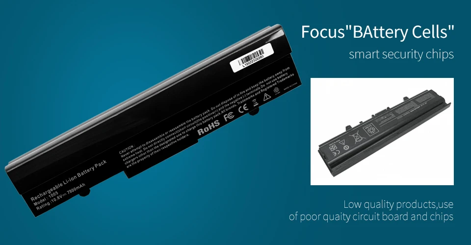 11,1 V 6600mAh Аккумулятор для ноутбука Asus Eee PC 1001PX 1001PQ 1001HA 1005 P 1005 1005HA AL31-1005 AL32-1005 ML32-1005 PL32-1005