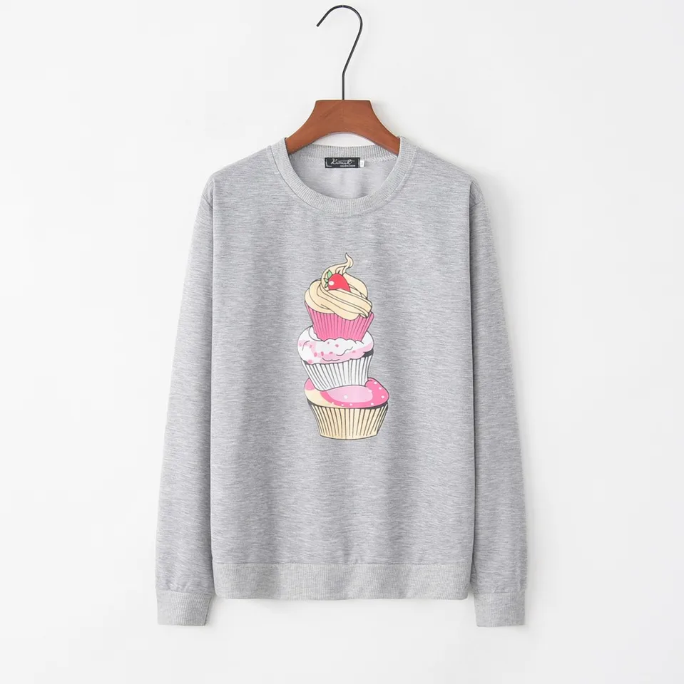 cream sweatshirt ladies