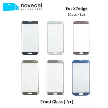 

Novecel 10pcs A+ Quality LCD Display Touch Panel Screen Outer Glass Replacement For Samsung S7edge G935F Front Outer Glass Lens
