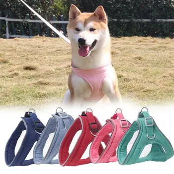 

Pet Dog Puppy Reflective Adjustable Outdoor Training Walking Safety Vest Harness 2019
