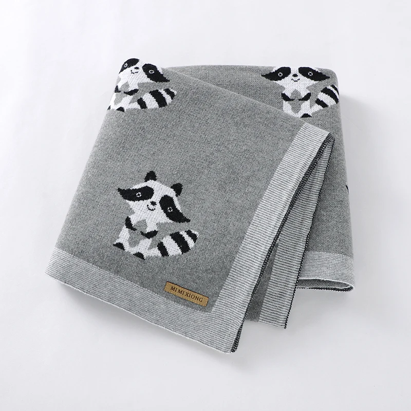 

Baby Blanket 100%Cotton Plaid Knitted Infant Stroller Warp Swaddling 100*80CM Newborn Girls Boys Bed Crib Saft Quilts Super Soft