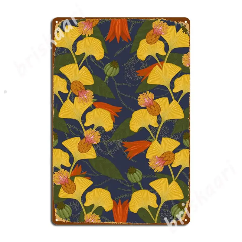 

Голубые ботанические металлические знаки, настенные, клубвечерние, праздничные, классические фотоплакаты