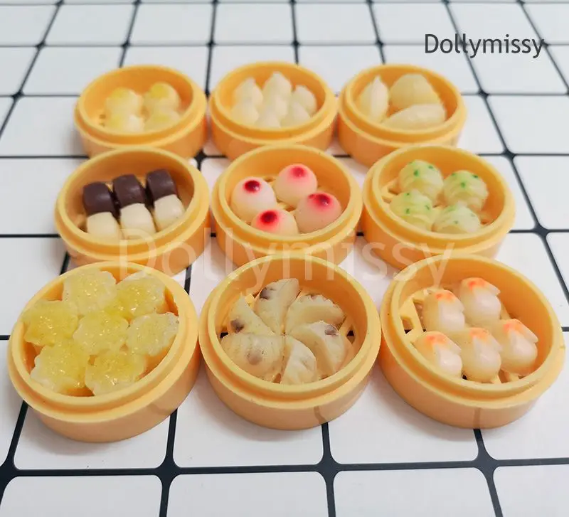 2 шт. кукольный домик миниатюрная еда китайский Dim Sum ролевые продукты blyth BJD кукольный домик Декор кухонные игрушки