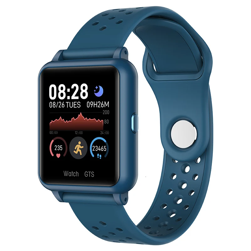 ZOMTOP P8 Smartwatch IP67 Водонепроницаемый носимое устройство Bluetooth Шагомер монитор сердечного ритма цветной дисплей для Android/IOS
