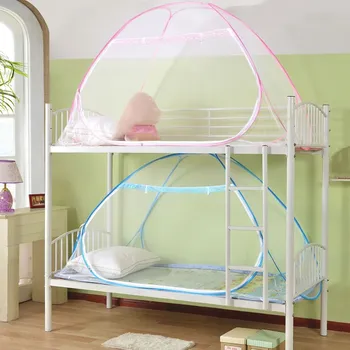 

1PC Student Mosquito Net No-bottom Dormitory Bunk Bed Mosquito Net Foldable Single Bed Netting Home Mosquito Curtain 90*195*95CM