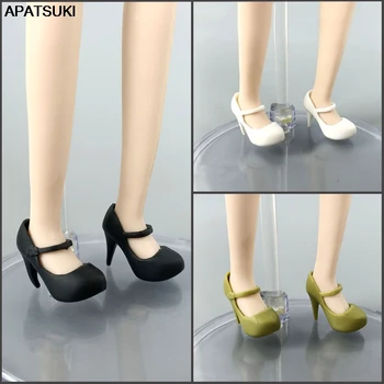 

Office Lady Footwear Elegant Heeled Shoes for Barbie Doll High Heels Sandal for Blythe Doll Shoes Plastic Accessories DIY Toy