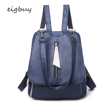 

Ladies Backpack For Teenage Korean Style Student Black Retro Fashionable School Bags For Teenage Girls Sac A Dos Schoolbag