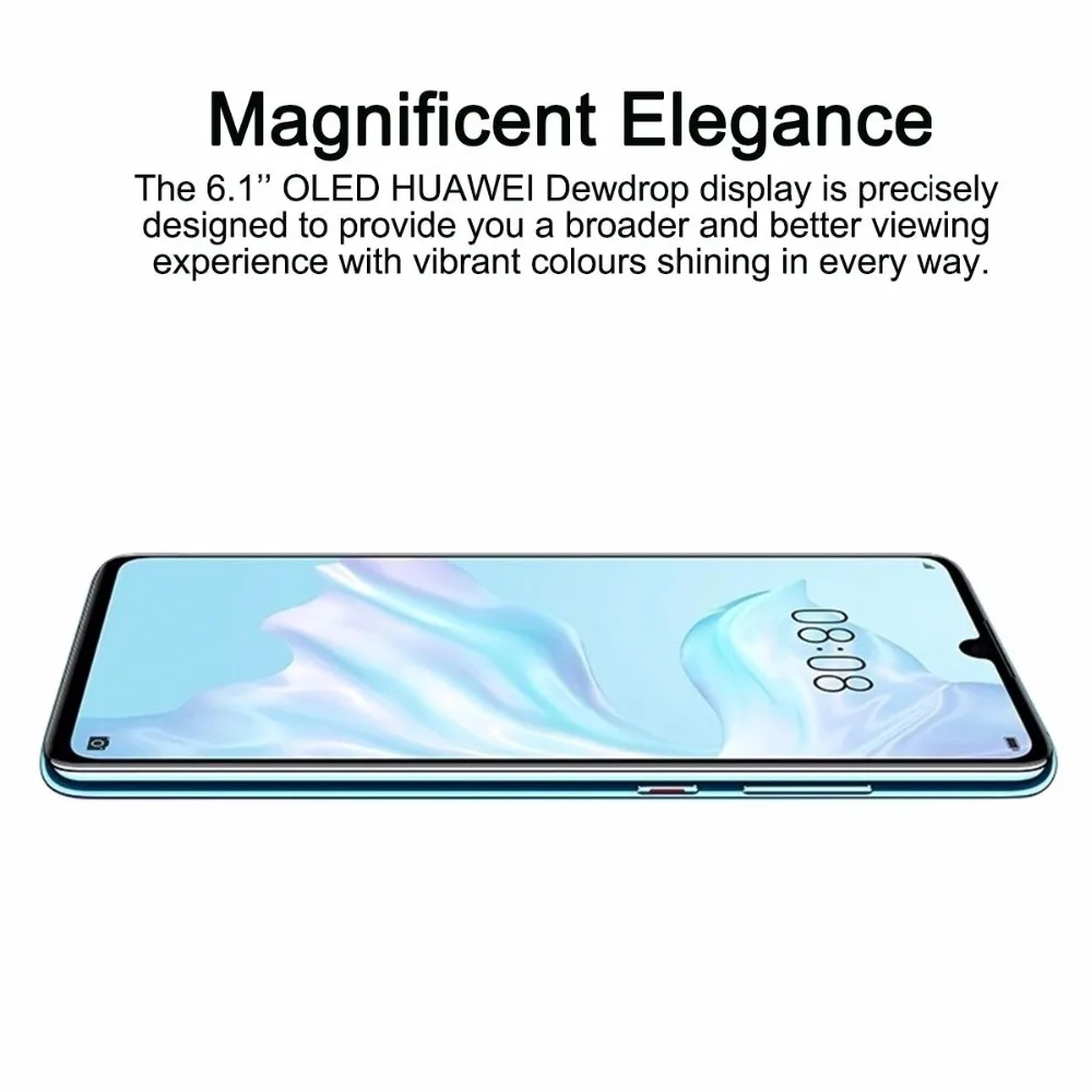 DHL Быстрая HuaWei P30 мобильный телефон Kirin 980 Android 9,1 6," 2340X1080 8 Гб Оперативная память 256 ГБ Встроенная память 40.0MP NFC отпечатков пальцев IP53