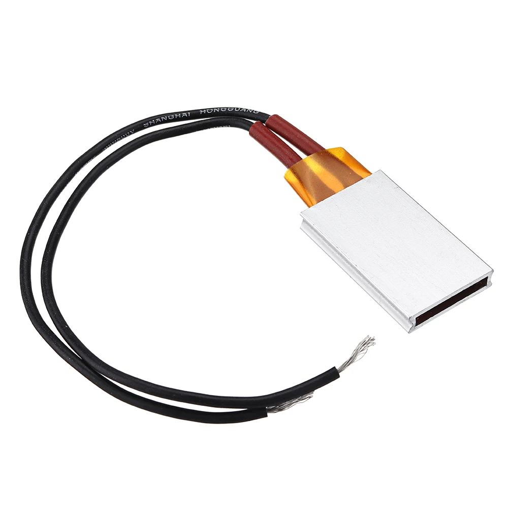 

NEW AC 220V 3~20W 80 Degree PTC Ceramic Electric Heating Plate Aluminum Shell Constant Temperature Air Heater
