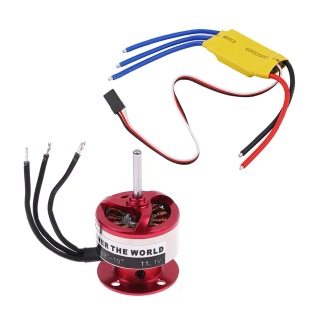 EMAX CF2822 1200KV Outrunner Motor + XXD 30A ESC For Rc Airplane