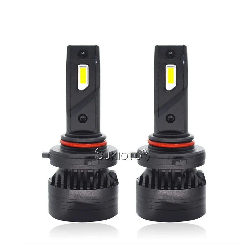 SUKIOTO 1 Set F3 LED Headlight Kit H4 H7 H8 H11 9005 HB3 9006 Car LED Headlamp G-XP Chips 90W 10000LM 6500K Car LED Fog Light (3)